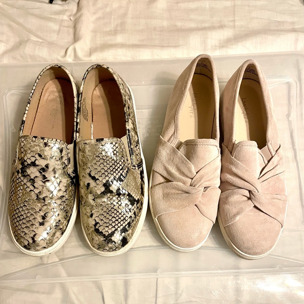 Slip On Loafers (2 Pairs)